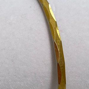 Jewelry Vintage Monet Gold Toned Bangle Bracelet  inch Diameter Good Condition